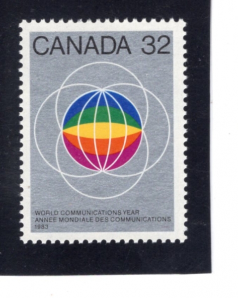 CANADA(ĳ����)-#976-32c-WORLD COMMUNICATIONS YEAR(���� ����� ��)-1983.3.10��