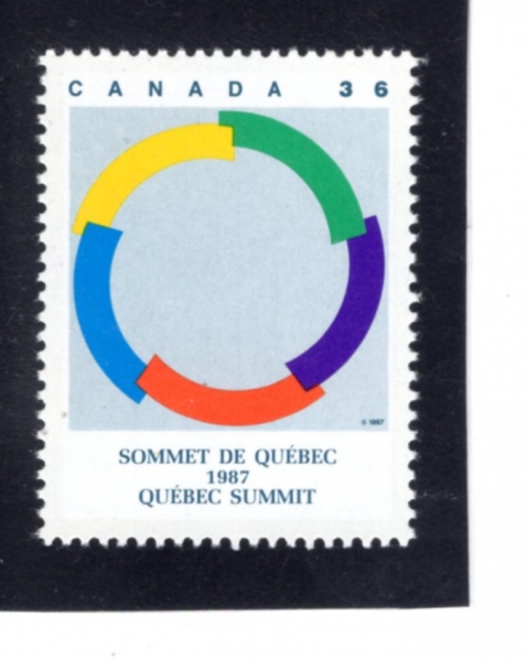 CANADA(ĳ����)-#1146-36c-2ND INTL. FRANCOPHONE SUMMIT, QUEBEC, 9/2-4(��2ȸ ���� �������� ����ȸ��, ����)-1987.9.2��