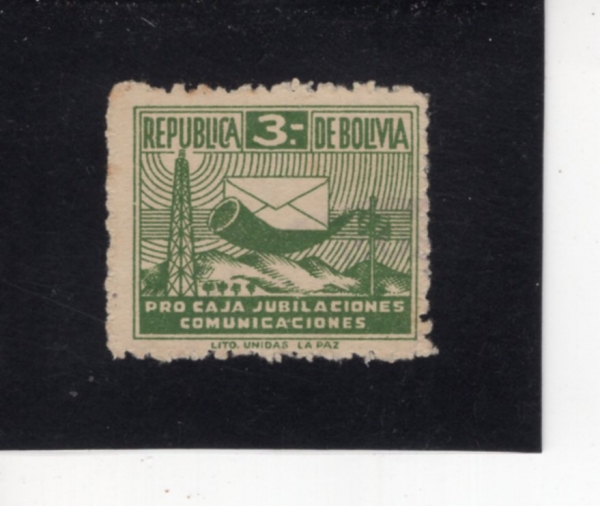 BOLIVIA(�������)-#RA15-3b-COMMUNICATION SYMBOLS(����� ��¡)-1952��