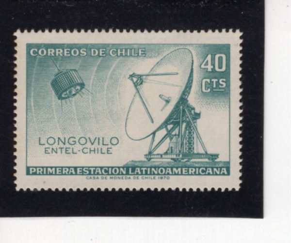 CHILE(ĥ��)-#402-40c-SATELLITE AND RADAR STATION(����, ��� ���̴� ����)-1971.5.25��