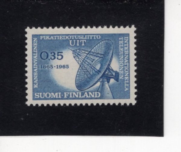 FINLAND(�ɶ���)-#435-35p-ANTENNA FOR SATELLITE TELECOMMUNICATION(���� ��ſ� ���׳�)-1965.5.17��