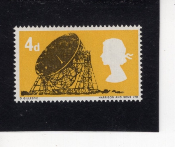 GREAT BRITAIN(����)-#466-4p-JODRELL BANK RADIO TELESCOPE(���巼 ��ũ õ����)-1966.9.19��