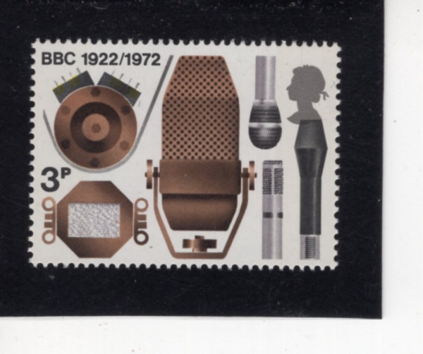 GREAT BRITAIN(����)-#676-3p-VARIOUS BBC MICROPHONES(�پ��� BBC ����ũ)-1972.9.13��
