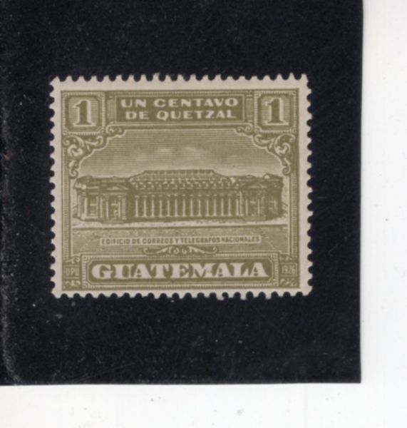 GUATEMALA(���׸���)-#RA2-1c-G. P. O. AND TELEGRAPH BUILDING(�ѿ�����, ���ϸ� �ڷ��׷��� ����)-1927.11.10��