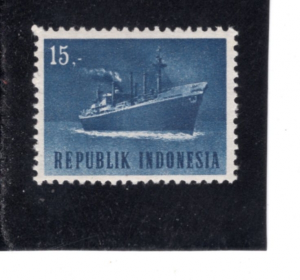 INDONESIA(�ε��׽þ�)-#635-15r-PASSENGER SHIP(������)-1964��