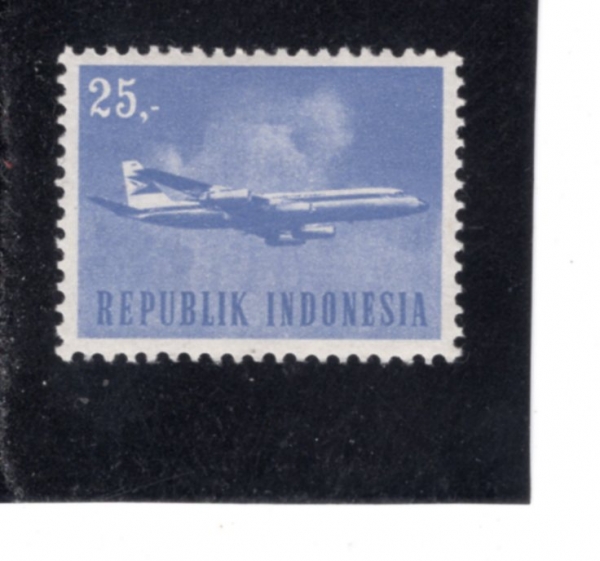 INDONESIA(�ε��׽þ�)-#636-25r-CONVAIR CORONADO PLANE(�ܺ��� 990 �ڷγ���)-1964��