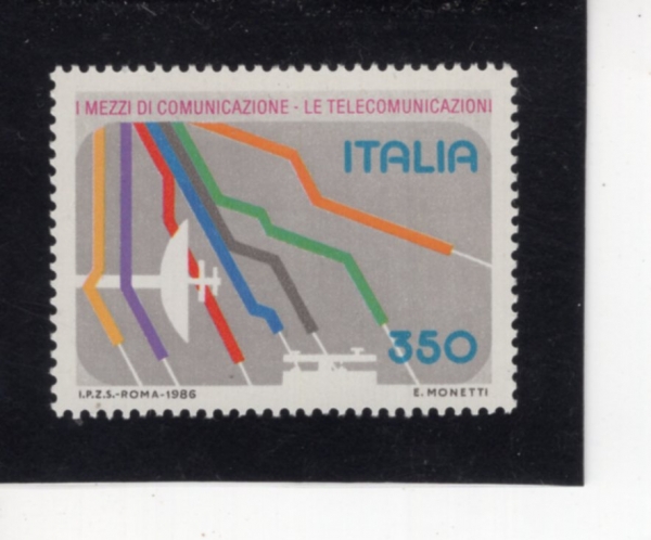 ITALY(��Ż����)-#1679-350 I-TELECOMMUNICATIONS(���)-1986.6.16��