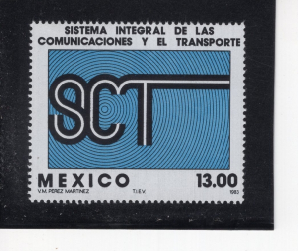 MEXICO(�߽���)-#1330-13p-INTEGRAL COMMUNICATIONS AND TRANSPORTATION SYSTEMS(����, ��� �ý���)-1983.10.17��