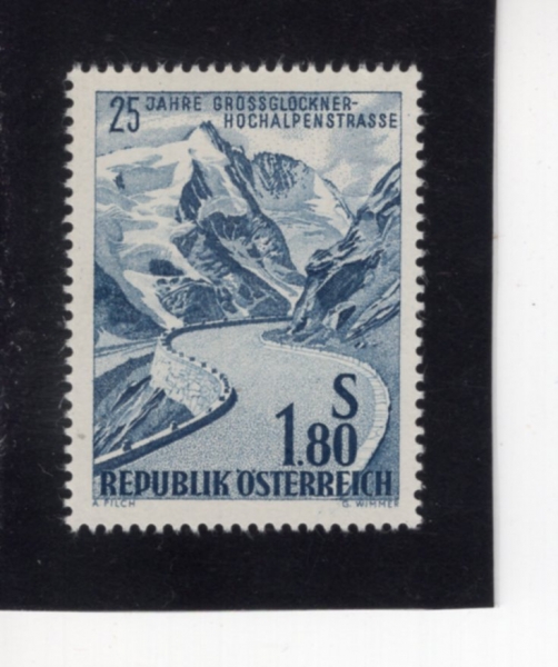 AUSTRIA(����Ʈ����)-#656-1.80s-GROSS GLOCKNER MOUNTAIN ROAD, 25TH ANNIV.(�׷ν� �۷ϳ� ����ƾ �ε� 25�ֳ�)-1960.8.3��