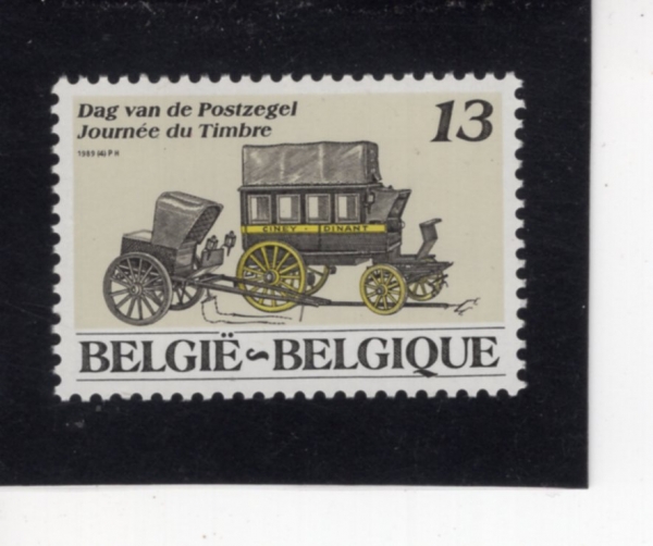 BELGIUM(���⿡)-#1311-13fr-MAIL COACH, POST CHAISE(���� ����, ����Ʈ ü��)-1989.4.24��