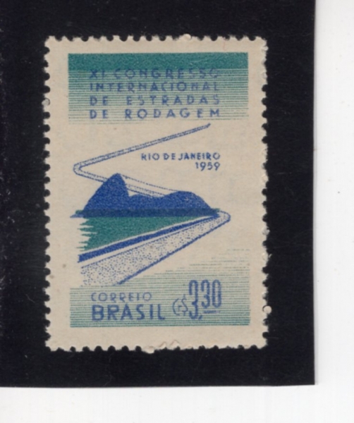 BRAZIL(�����)-#895-3.30cr-SYMBOLIC ROAD(���� ��¡)-1959.9.27��