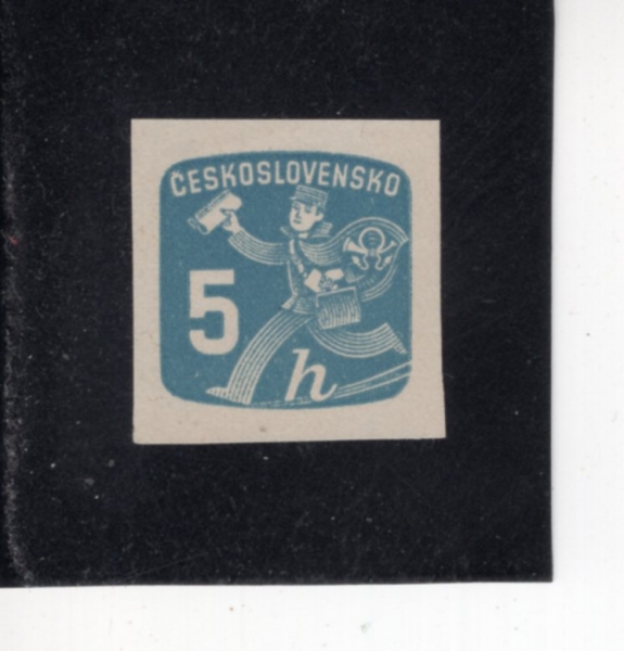 CZECHOSLOVAKIA(ü�ڽ��ι�Ű��)-#P27-5h-NEWSPAPER DELIVERY BOY(�Ź� ��޺�)-1945��