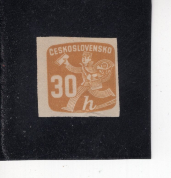 CZECHOSLOVAKIA(ü�ڽ��ι�Ű��)-#P32-30h-NEWSPAPER DELIVERY BOY(�Ź� ��޺�)-1945��