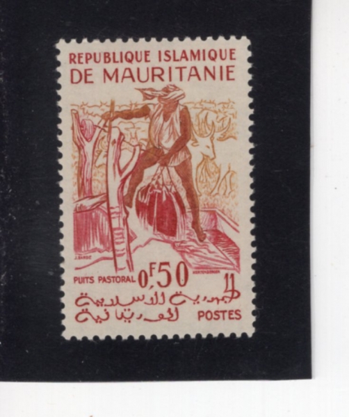 MAURITANIA(��Ÿ��)-#119-50c-PASTORAL WELL(���� �칰)-1961��