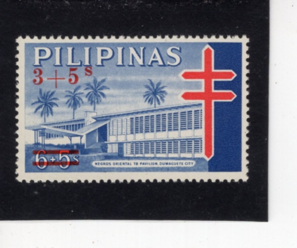 PHILIPPINES(�ʸ���)-#B30-3+5s on 6+5s-NEGROS ORIENTAL T. B. PAVILION(�ױ׷ν� ������Ż ���ٰ�)-1965.8.19��