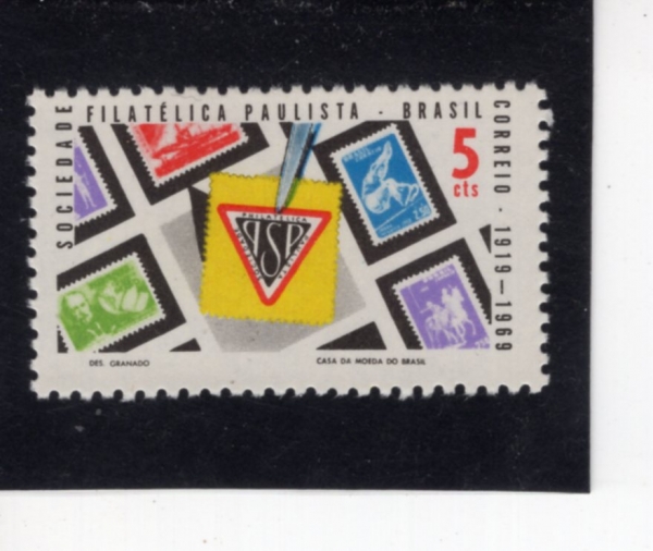 BRAZIL(�����)-#1121-5c-BRAZILIAN STAMPS AND EMBLEM(����� ��ǥ, ������)-1969.4.30��