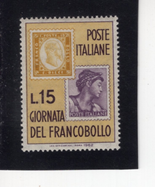 ITALY(��Ż����)-#865-15 I-STAMPS OF 1862 AND 1961(1862��� 1961�� ��ǥ)-1962.12.2��