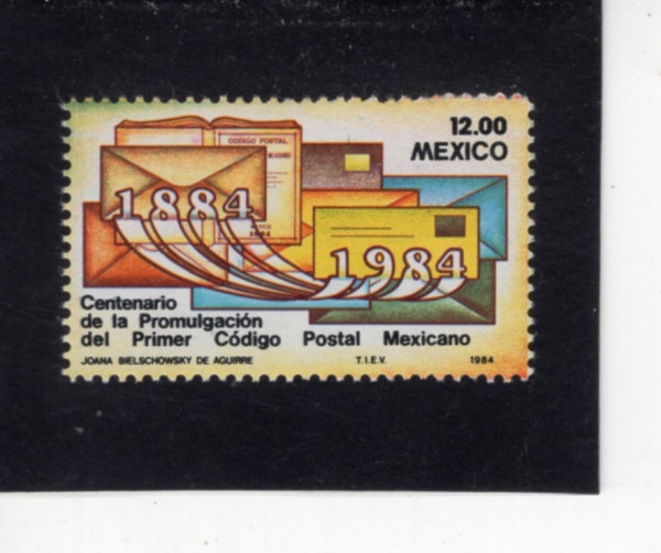 MEXICO(�߽���)-#1344-12p-POSTAL CODE CENTENARY(������ȣ 100�ֳ�)-1984.1.2��
