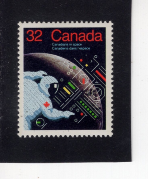 CANADA(ĳ����)-#1046-32c-CANADIANS IN SPACE(���� �� ĳ������)-1985.3.15��